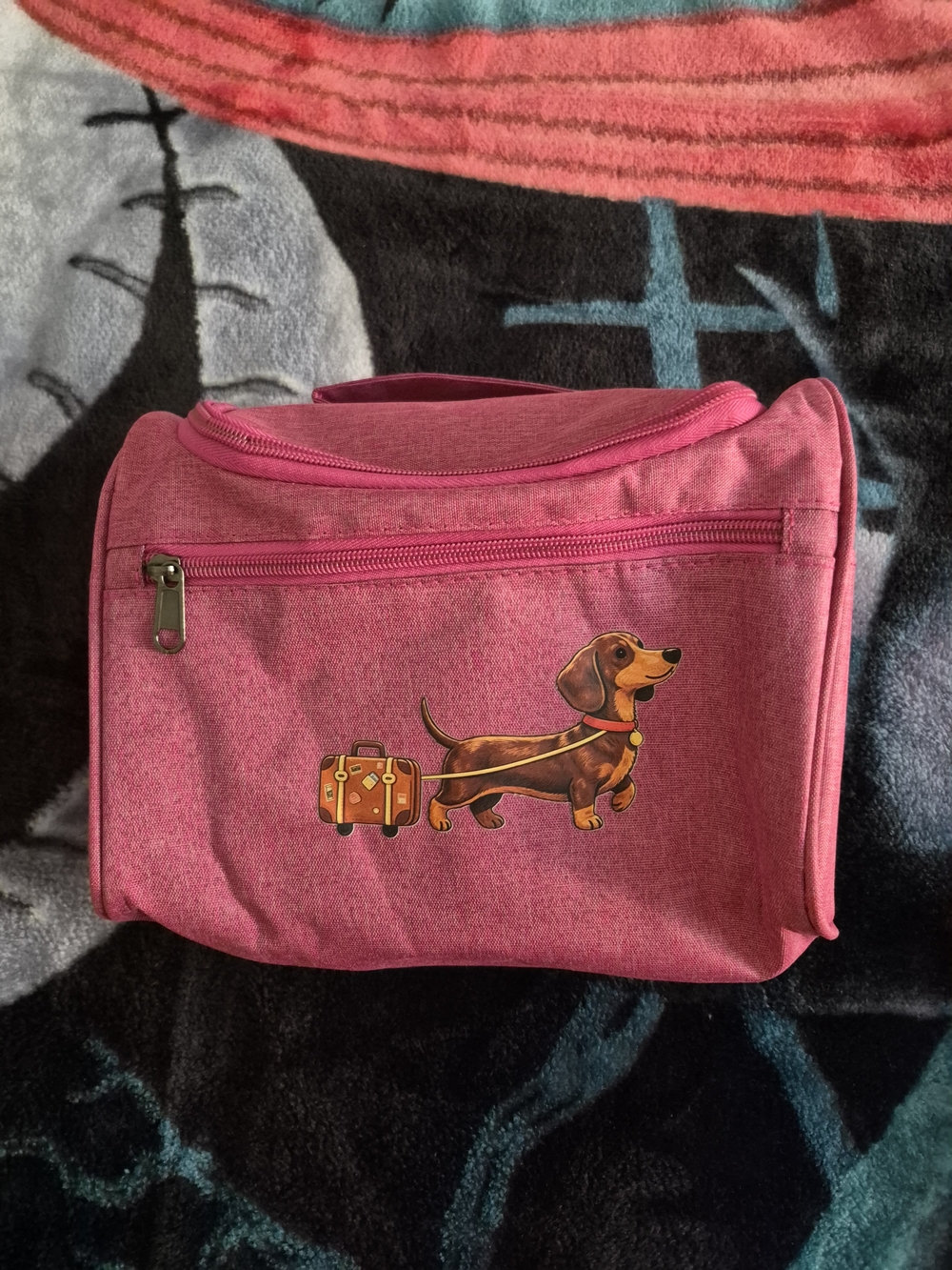 Pink Dachshund Pet Travel Bag